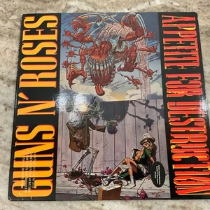 GUNS N ROSES LP APPETITE FOR DESTRUCTION 1987 ORIG COVER GEFFEN PROMO VG+/VG+ - Foto 1 di 6