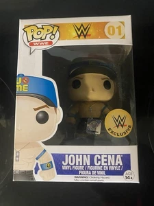 Funko Pop WWE #01 John Cena Pantalones Negros WWE Exclusivo Caja Daños Ver Fotos - Imagen 1 de 9