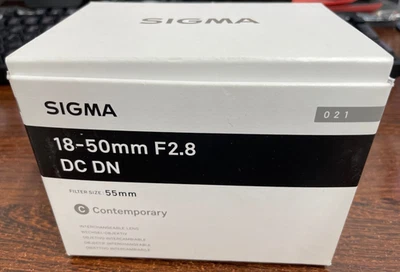 Sigma 18-50mm F2.8 Zoom Lenses for Sony E-mount - Very Good Shape in Box - Image 1 of 4