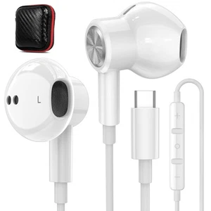 USB C Headphones Ear Buds for iPhone 16e/16/15 Pro Max Plus, Magnetic USB Typ... - Photo 1 sur 9
