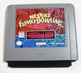 NESter's Funky Bowling- Nintendo Virtual Boy Game Cartridge