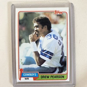 Drew Pearson - Dallas Cowboys / Tulsa - 1981 Topps #95 - Nicely Centered HOFer - Picture 1 of 14