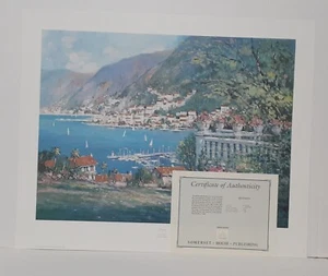 Lou Gordon "RIVIERA" Edition of 1250 26" x 19.5" 1994 NEW Mint - Picture 1 of 9