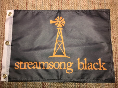 STREAMSONG BLACK PGA TOUR PIN FLAG W GROMMETS FREE SHIP AUTOGRAPHS (Dark Grey) Cover