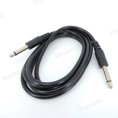 6.5 6.35mm jack male to 6.35 male speaker Audio Cable For Guitar Amplifier 1/4 - Image 1 of 4