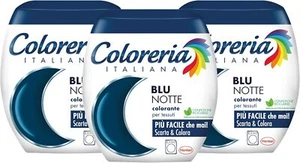 Coloreria Italiana Grey Colorante Vestiti in Lavatrice, Blu Notte, 3 Confezioni - Foto 1 di 8