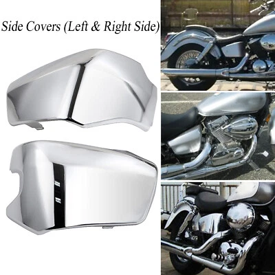 Chrome Battery Side Fairing Cover For Honda Shadow Aero VT750 VT750C2 2004-2013 Foto 1 de 4