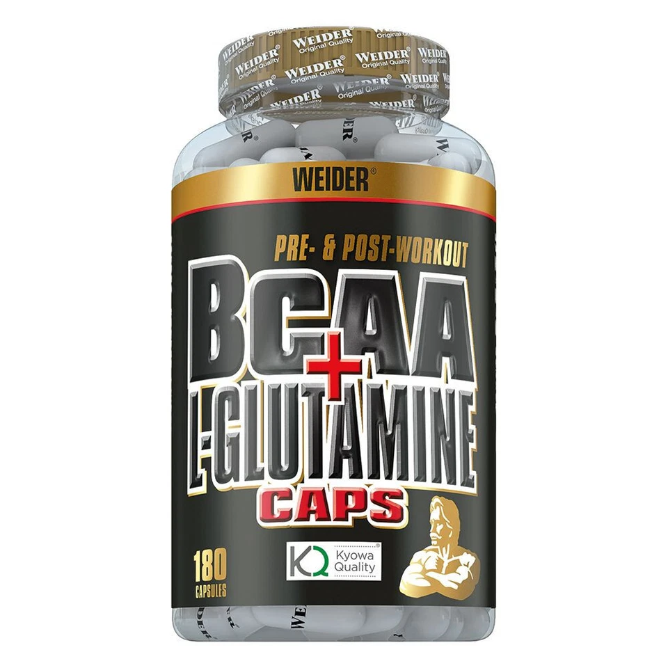 (129 /1kg) Weider BCAA L-Glutamine - 180 Kapseln