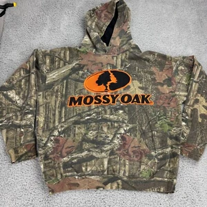Mossy Oak Para Hombres Multicolor Camuflaje Sudadera con Capucha Bordada Manga Larga Talla L - Imagen 1 de 10
