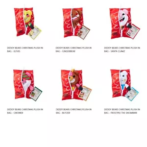 Deddy Bear Christmas Plush Bundle - Picture 1 of 7