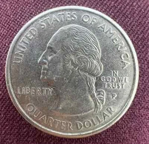 1999-D Delaware The First State Quarter W/ Caesar Rodney On Horseback, Rim Error - Picture 1 of 2