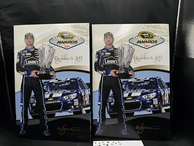 Jimmie Johnson 2013 NASCAR Sprint Cup Championship Awards Programs RARE - Image 1 of 4
