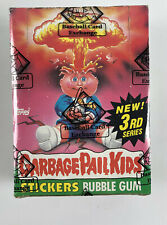 1986 Topps Garbage Pail Kids 3rd Series Unopened Wax Box BBCE - w/25¢ Canada