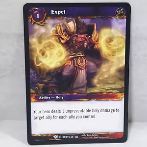 World Of Warcraft War Of The Elements Expel 64/220 TCG Card - Picture 1 of 2