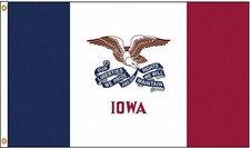 IOWA 3x5ft STATE FLAG weather resistant us seller super polyester 