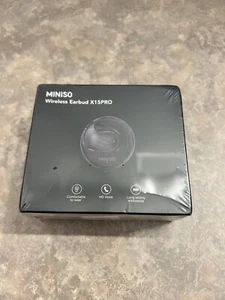 MINISO X15PRO Bluetooth Wireless Earbud- Black- NEW AND SEALED - Picture 1 of 3