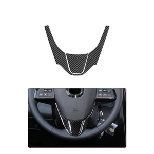 Vehicle steering wheel ABS cover Trim Cross Black For Mazda CX-9 2010-2015 2Pc - Foto 1 di 11