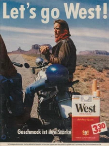 West Zigaretten - Reklame Werbeanzeige Original-Werbung 1984 (4) - Bild 1 von 1