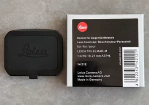 Lens Hood Cap for Leica 16-18-21mm f/4, 21mm f/3.4 24mm f/3.8 35mm f/1.4 14212 - Picture 1 of 3