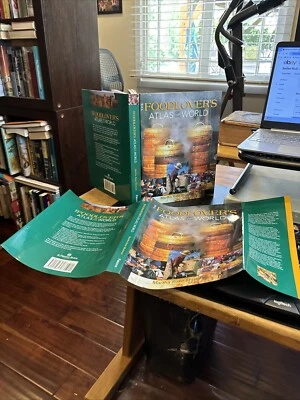 THE FOODLOVER'S ATLAS OF THE WORLD Martha Rose Shulman 2002 hcdj 1st Color Pics Foto 1 de 4