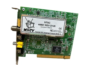 Hauppage! WinTV Desktop PCI Card Tuner NTSC 44801 Rev D126 - Bild 1 von 3