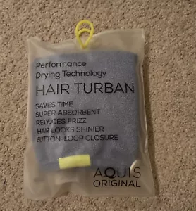 Aquis Original Lisse Hair Turban NEW Waterfall Quick Dry Towel Wrap AON1330WFL - Picture 1 of 1