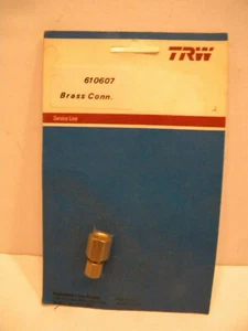 NOS Vintage TRW Service Line Oil Pressure Brass Connector/Adapter # 610607 - Picture 1 of 3