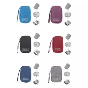 Data Cable Storage Bag Premium Material Digital Product Travel M4Q2 J7S4 - Picture 1 of 22