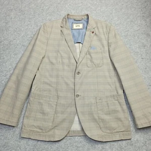 Camel Active Herren Blazer Jacke UK-42R EU-52 Baumwolle beige kariert Sakko Sport Mantel - Bild 1 von 13