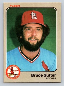 1983 Fleer Baseball #24 Bruce Sutter St. Louis Cardinals