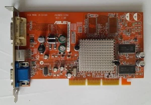 ASUS ATI RADEON A9200SE/TD/P/128M/A 128MB AGP PC Graphics Card - Retro - Picture 1 of 3