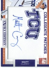 2010 Donruss Elite Extra Ed. Collegiate Patches Autographs #MC Curry 