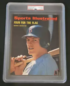 CARLTON FISK Signed Magazine Cover-HALL OF FAME-WHITE SOX-BOSTON RED SOX-PSA - Picture 1 of 6