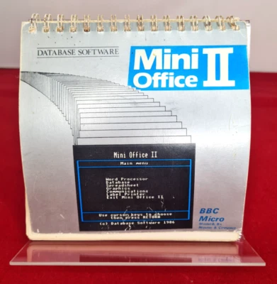 Manual for Mini Office II for Acorn BBC Micro by Database Software 1986 - Image 1 of 4