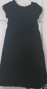 Girls Dress: GYMBOREE, Black Velvet, Embr, Sz 9, Prim And Proper 2004 Holiday  - Picture 1 of 5