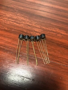 GE 2N335A SCHWARZ TOP-HUT TRANSISTOR VINTAGE MENGE: 5 - Bild 1 von 5