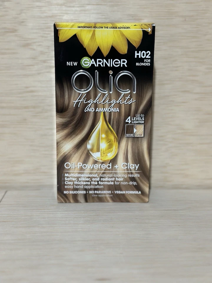 2x Garnier Olia Highlights H02 For Blondes Hair Coloring TWO