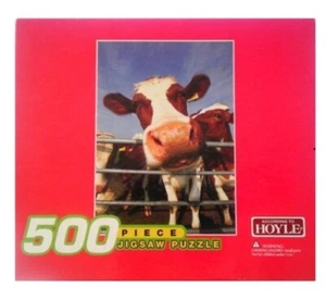 HOYLE COW 500 PIECE CHALLENGER JIGSAW PUZZLE NEW - Picture 1 of 2