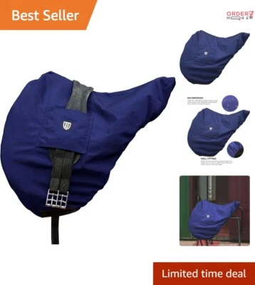 Cubierta de sillín impermeable transpirable forrada de vellón para protección exterior GP/CC Foto 1 de 4