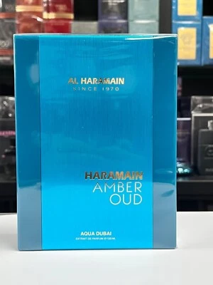 Extrait de Parfum Unisex Al Haramain Amber Oud Aqua Dubai 3.3 fl. oz. / 100ml Foto 1 de 2