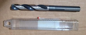 9/16 HIGH SPEED QUAD POINT TWIST DRILL BIT CIC 200 BLACK & BRIGHT S&D 1/2" SHANK - Picture 1 of 5