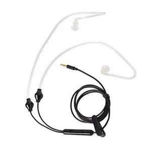 3.5mm Stereo Air Tube Wired Earphone Anti-radiation Headset For Mobilephone - Zdjęcie 1 z 5