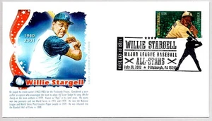 #4696 WILLIE STARGELL PITTSBURG PIRATES BASEBALL ALL STAR FIRST DAY OF ISSUE FDC - Picture 1 of 1