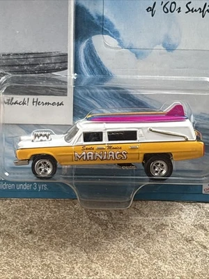 Johnny Lightning 2000 Surf Rods Santa Monica Maniacs con Snap Shot Nuevo en Paquete Foto 1 de 3