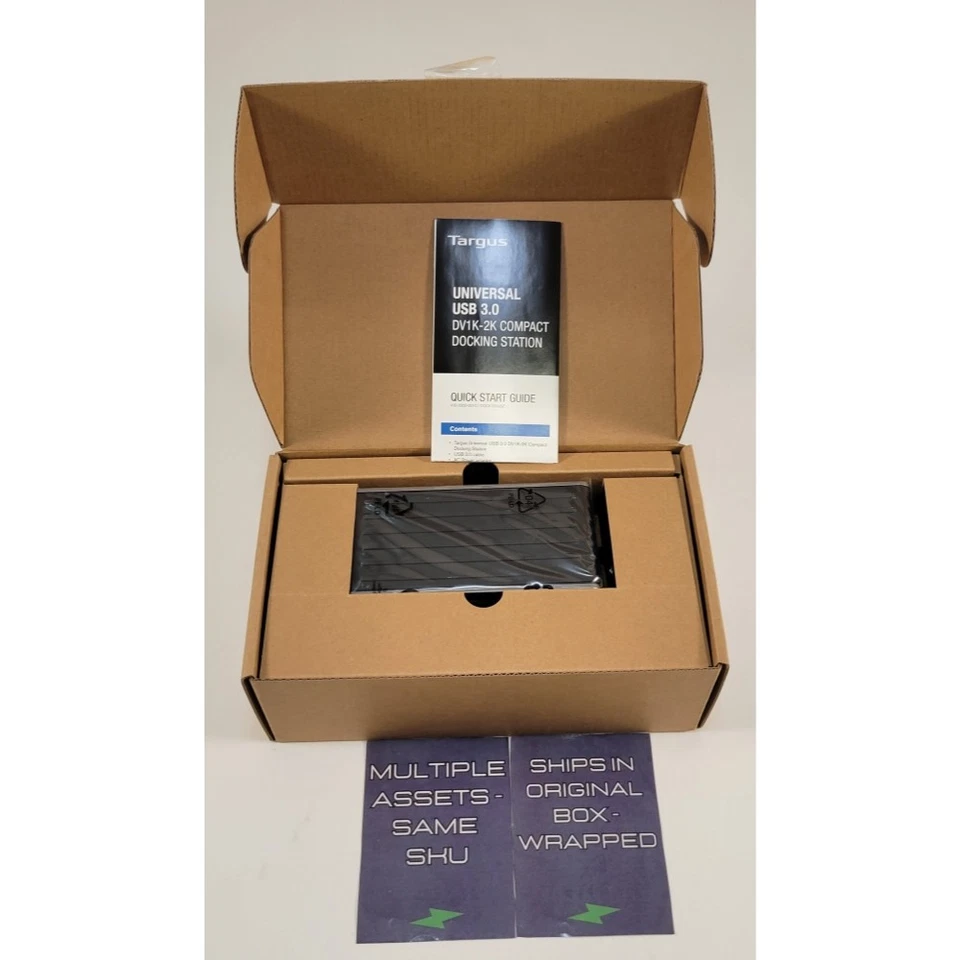 Estación de Acoplamiento Compacta Universal Targus Dock120 DV1K-2K - Nueva Caja Abierta Foto 1 de 1