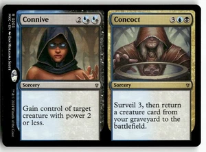 Connive // Concoct MTG Commander: Murders at Karlov Manor 203 R NM - Picture 1 of 2