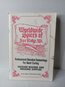 Vintage Sausage Making And Smoking Supplies Catalog Worldwide Spices Of Iron Ri. - Picture 1 of 9