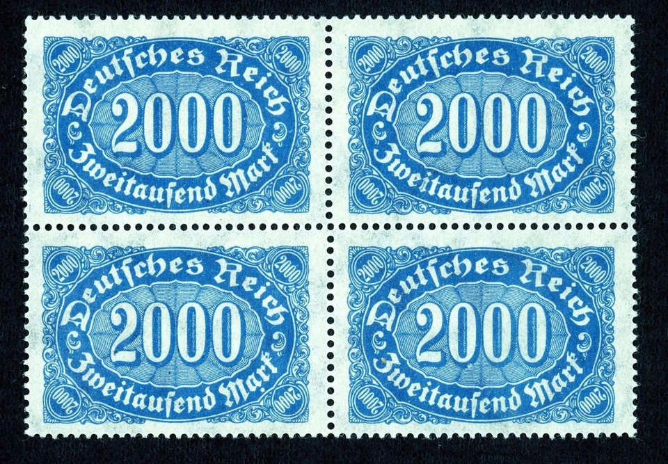 Estampillas Alemania, Scott # 205 como nuevas bloque de cuatro Foto 1 de 1