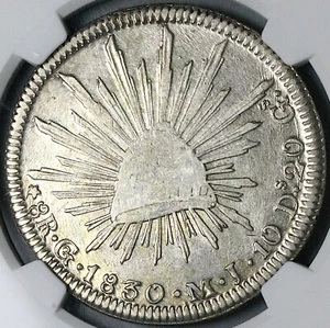 1830-Go NGC XF Mexico 8 Reales Guanajuato Single Dot Scarce Coin (25041201C) - Picture 1 of 6