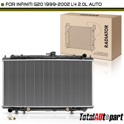 Radiator w/ Trans Oil Cooler for Infiniti G20 1999-2002 L4 2.0L Automatic Trans. - Image 1 of 4